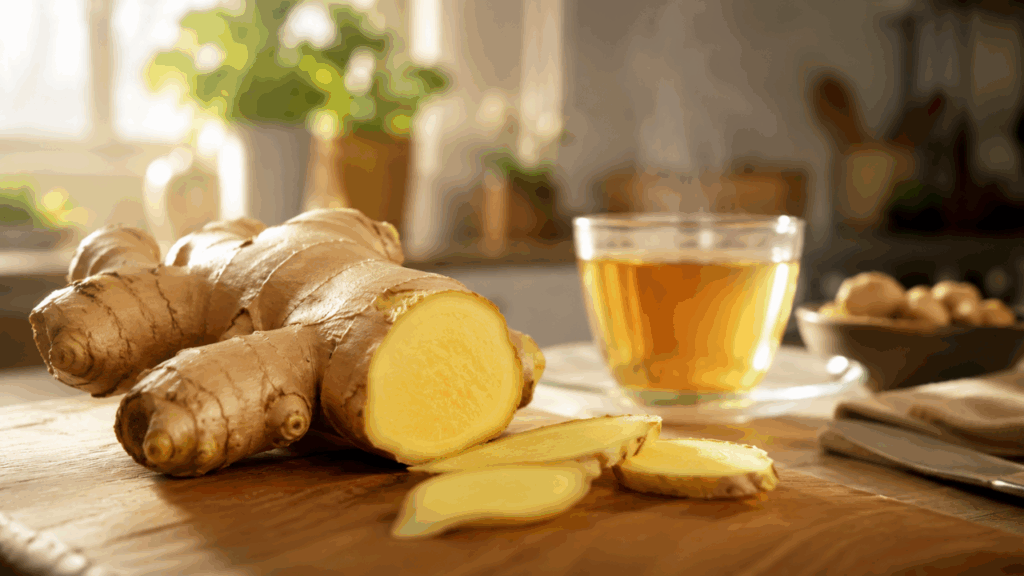 O composto natural presente no gengibre que pode ajudar o organismo a reagir melhor contra inflamações