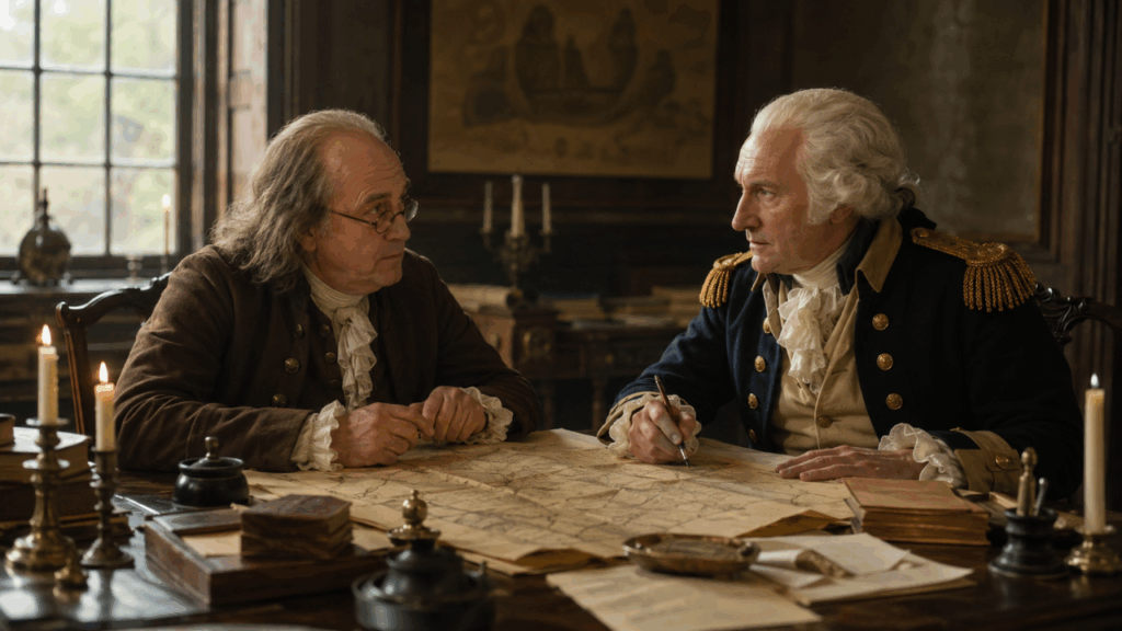 Benjamin Franklin, ao deixar sua bengala para George Washington em testamento, escreveu: “Se fosse um cetro, ele o mereceria.”