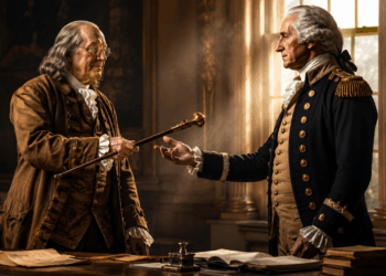 Benjamin Franklin, ao deixar sua bengala para George Washington em testamento, escreveu: “Se fosse um cetro, ele o mereceria.”