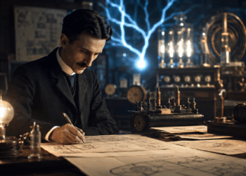 Nikola Tesla, ao comentar sobre o avanço da tecnologia e da humanidade, afirmou: “O desenvolvimento progressivo do homem depende vitalmente da invenção.”