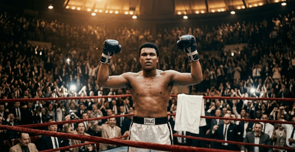 Muhammad Ali, ao explicar sua autoconfiança antes das lutas, declarou: “Eu disse que era o maior antes mesmo de saber que era.”