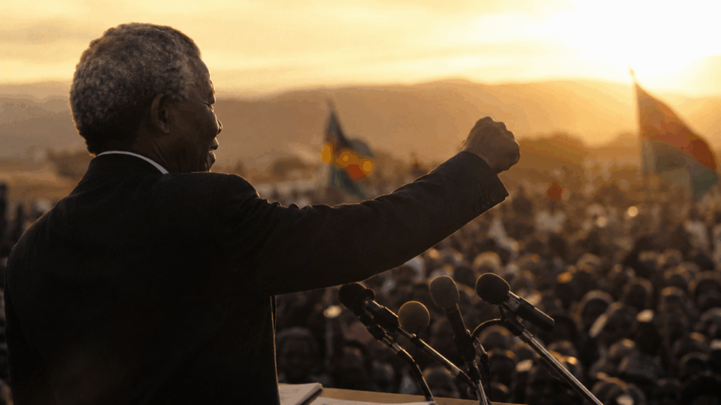 Nelson Mandela, após décadas preso, afirmou ao deixar a prisão: “Aprendi que coragem não é a ausência do medo, mas o triunfo sobre ele.”