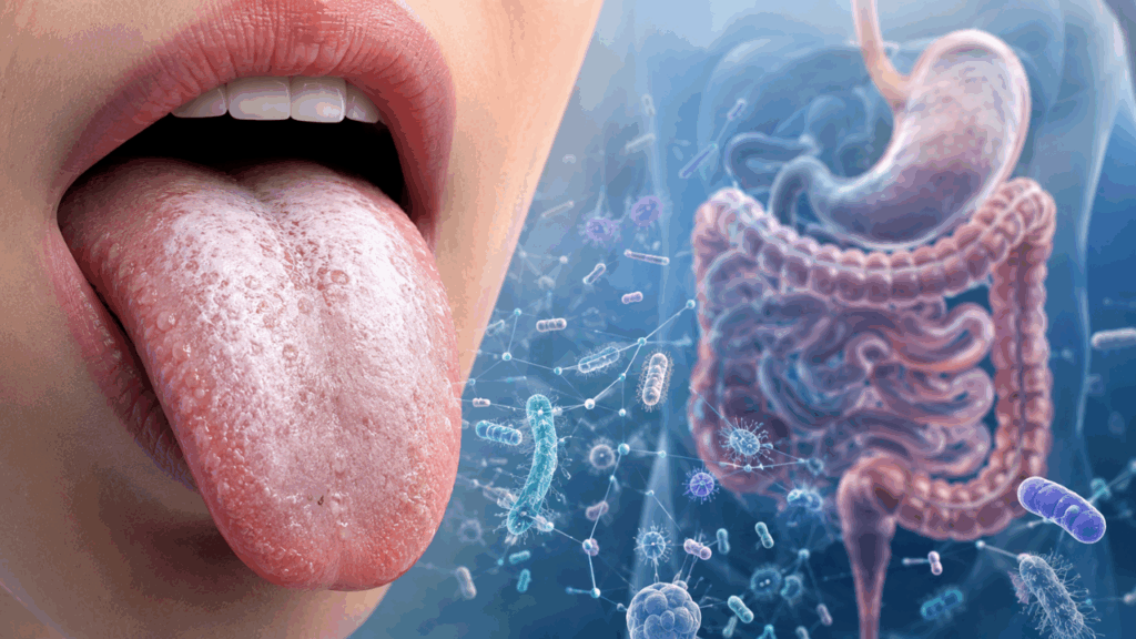 Mau hálito e língua branca podem esconder um problema intestinal que muita gente demora para perceber