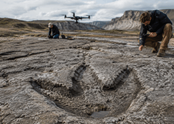 Pegadas de quase 1 metro na França, ajudam cientistas a reconstruir passos de um dinossauro colossal