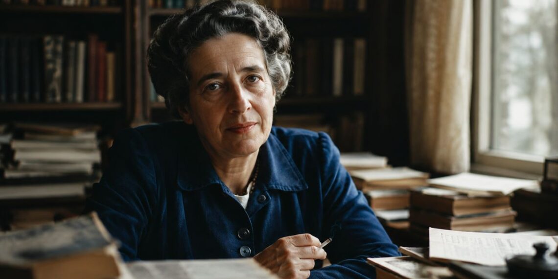 Frase do dia da filósofa Hannah Arendt, “A triste verdade é que a maioria do mal é feita por pessoas que nunca se decidem a ser boas ou más”