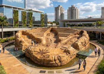 A 3ª melhor cidade média do Brasil em qualidade de vida guarda mil pegadas de dinossauro no interior paulista