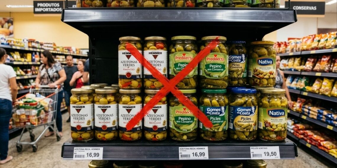 É oficial: azeitonas e outros produtos em conserva, como pepinos em conserva, terão sua qualidade alimentar alterada para sempre em 2026