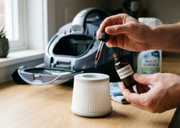 Colocar algumas gotas de óleo essencial no filtro do aspirador de pó: para que serve e como sua casa fica após a limpeza