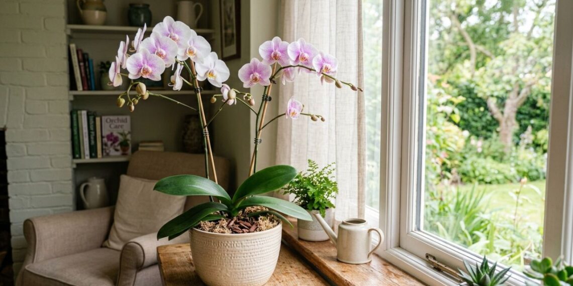 Por que as flores da orquídea phalaenopsis murcham rápido e como salvar a haste: mude a posição do vaso em relação ao sol