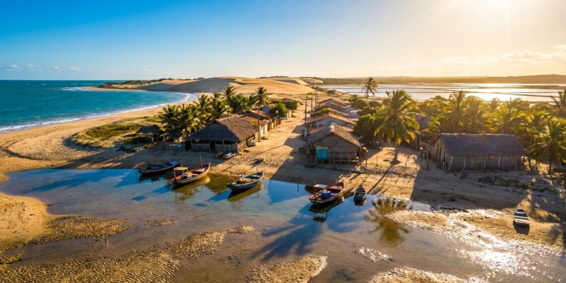Essa península nordestina não permite carros e tem charretes como transporte oficial: o vilarejo onde mais de 2 mil moradores vivem entre dunas e salinas