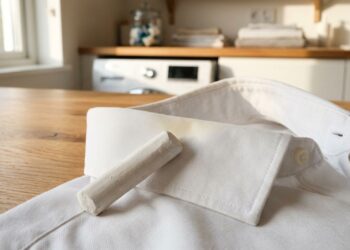 Como limpar o colarinho encardido das camisas brancas sem esfregar muito: veja como deixá-lo impecável usando giz de lousa antes de lavar