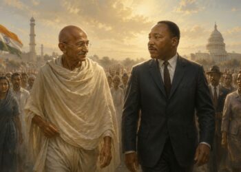 Martin Luther King Jr., ao comentar as ideias de resistência pacífica de Mahatma Gandhi, disse: "Cristo me deu a mensagem, mas Gandhi me deu o método."