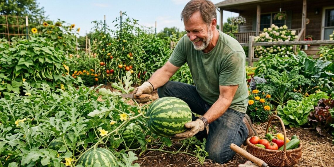 A melancia se espalha muito, mas é melhor não plantá-la perto desta cucurbitácea: onde plantá-la no sítio e como evitar cruzamentos