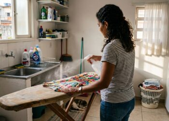 Borrifar água com amaciante e álcool nas roupas antes de passar: para que serve e como o tecido fica mais macio