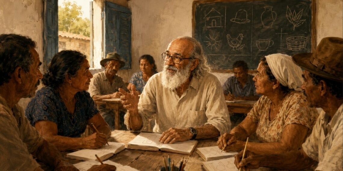 Paulo Freire, patrono da educação brasileira e pensador da transformação social: “Educação não transforma o mundo. Educação muda as pessoas. Pessoas transformam o mundo.”