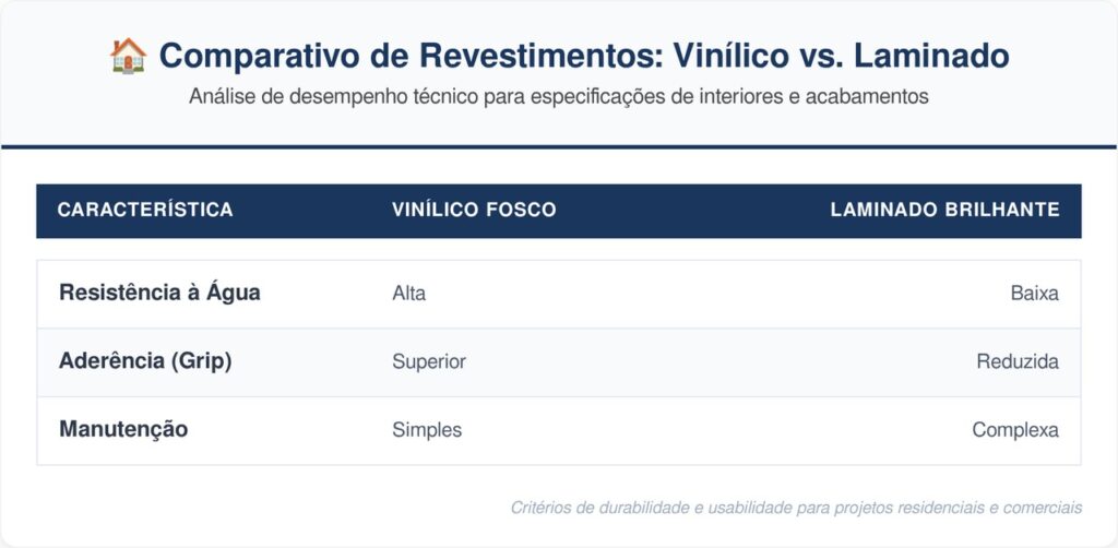 Piso-vinilico-tabela-1024x502 Adeus ao piso laminado brilhante que escorrega e incha com água: as tendências de piso vinílico com textura rústica fosca que vão dominar em 2026