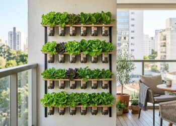 Como plantar alface em garrafas pet reaproveitando o miolo que muita gente jogaria no lixo