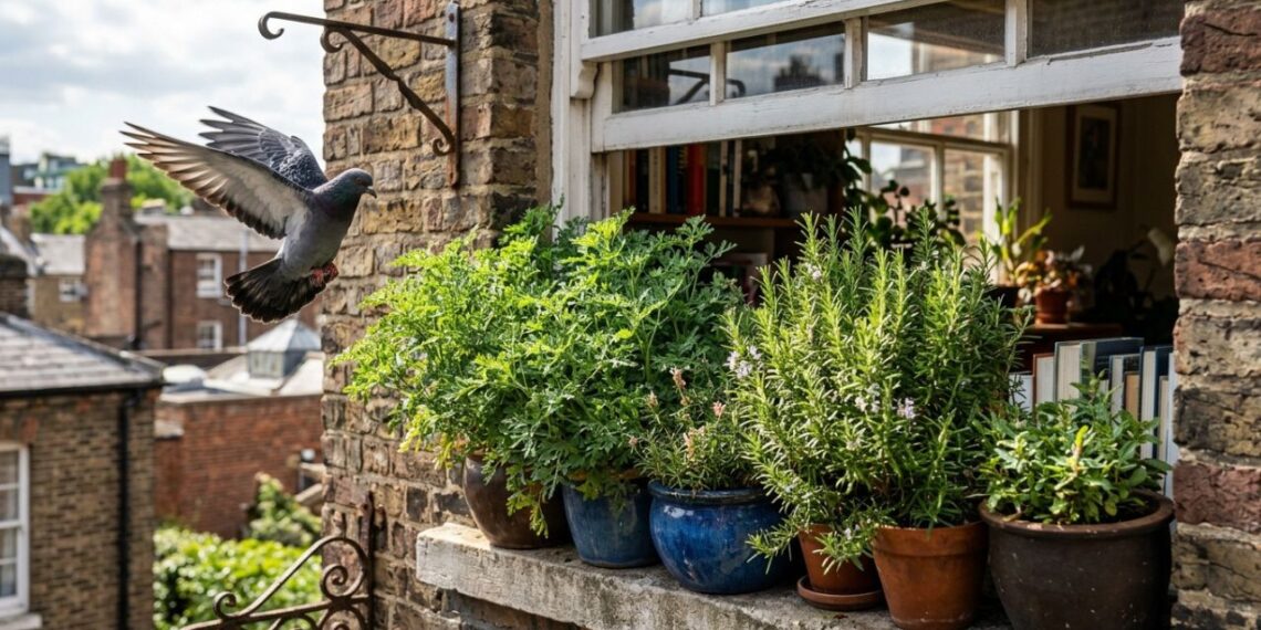 As 4 plantas de cheiro forte que afastam pombos da janela e ainda decoram o peitoril com elegância