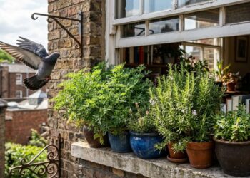 As 4 plantas de cheiro forte que afastam pombos da janela e ainda decoram o peitoril com elegância