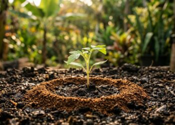 Como afastar formigas cortadeiras da horta em menos de um minuto: truque caseiro eficaz polvilhando borra de café seca ao redor das mudinhas recém-plantadas