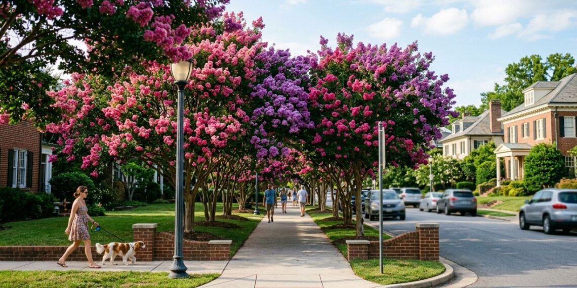 A árvore de pequeno porte ideal para calçadas: não quebram o piso e garantem uma floração espetacular no final do ano