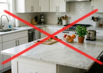 Adeus ao mármore claro na bancada da cozinha: a nova tendência é mais resistente, sustentável e não mancha com vinho