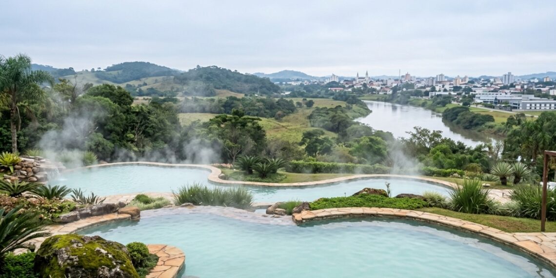 A cidade do interior com águas termais que entrou no pódio nacional da segurança