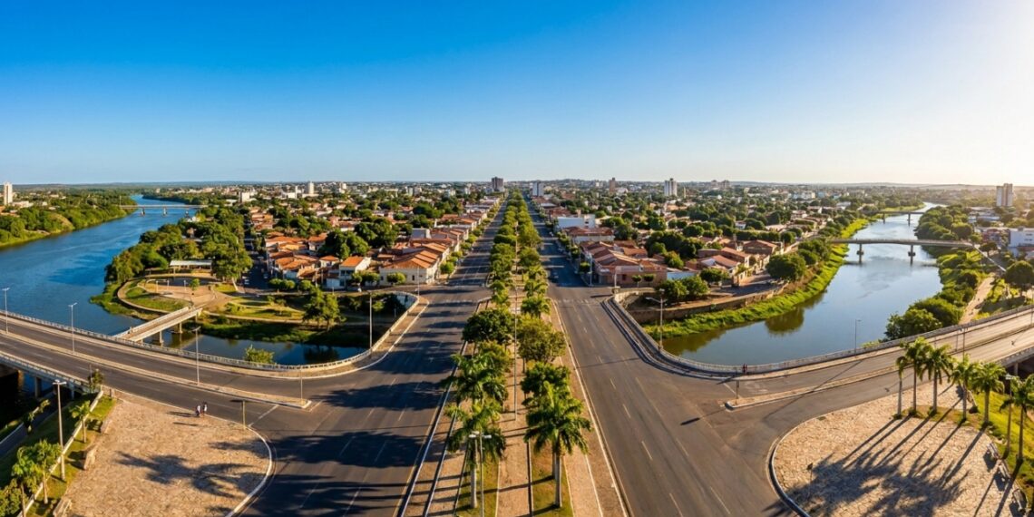 A única capital nordestina sem mar guarda uma floresta de 270 milhões de anos e foi planejada como um tabuleiro de xadrez em 1852