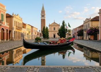A cidade catarinense onde uma gôndola autêntica de Veneza flutua na praça e a lei federal carimbou o título de capital da cozinha italiana