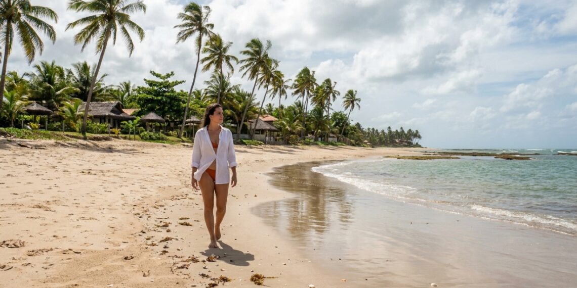 O vilarejo alagoano com 12 km de litoral: águas cristalinas e mar com temperaturas perfeitas para banhos diários