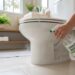 Borrifar vinagre ao redor do vaso sanitário: por que é recomendado e para que serve