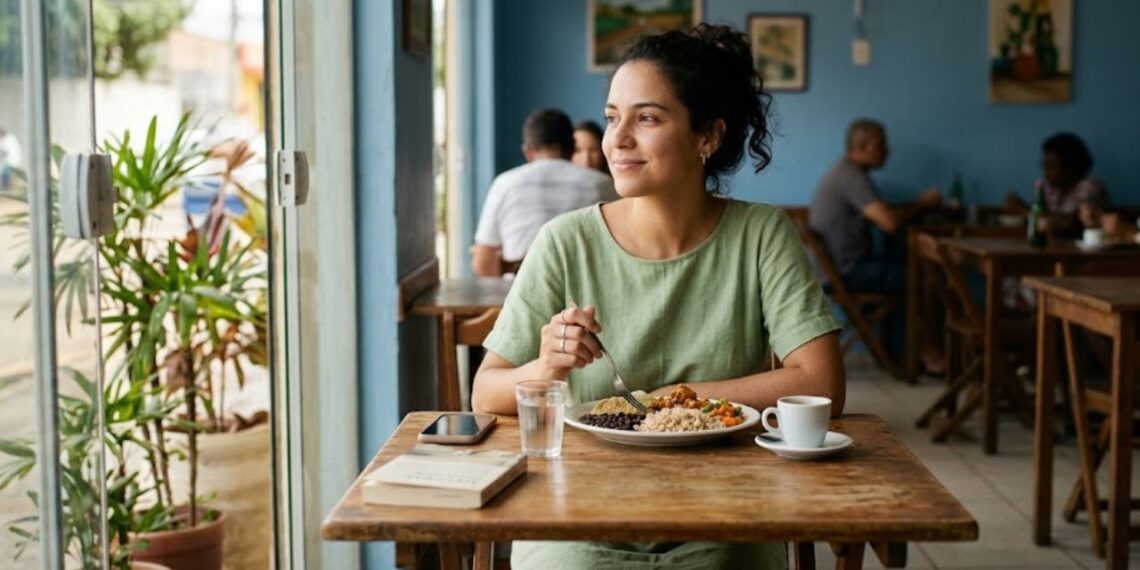 O que significa comer sozinho e por que esse hábito pode ser positivo