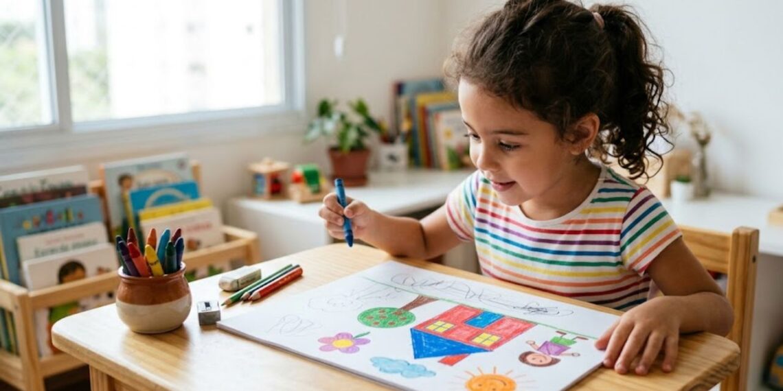Estudos sugerem que desenhar com frequência na infância fortalece uma poderosa habilidade cerebral ligada ao desenvolvimento cognitivo