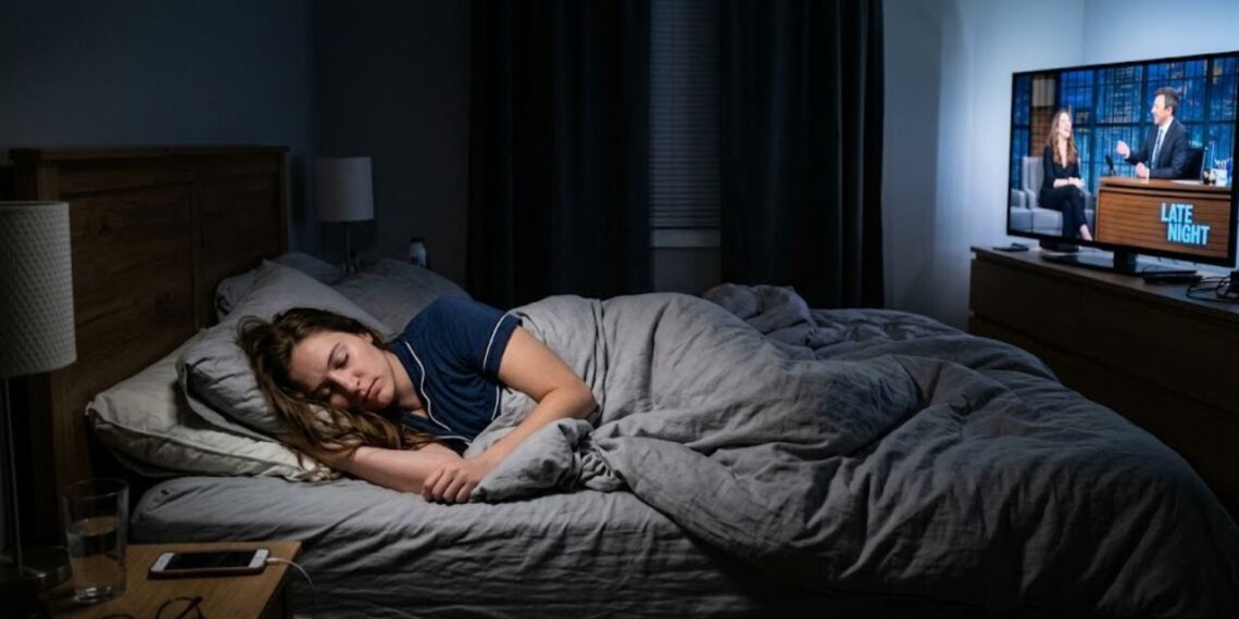 O que significa dormir com a televisão ligada, segundo a psicologia