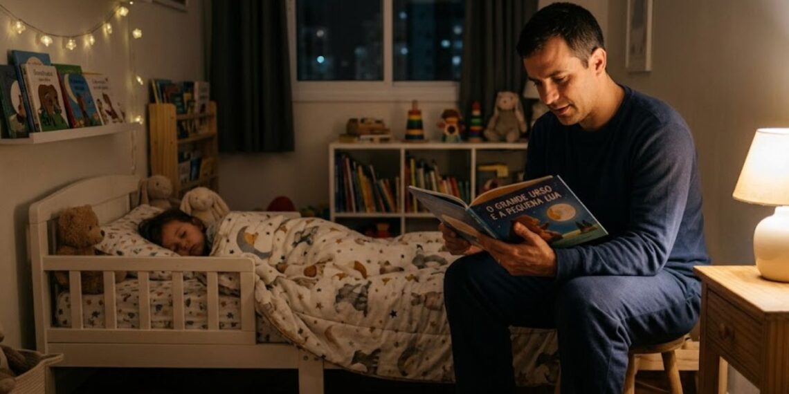 A psicologia explica como ler para os filhos antes de dormir fortalece a empatia e a inteligência emocional