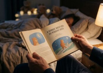 A psicologia explica como ler para os filhos antes de dormir fortalece a empatia e a inteligência emocional