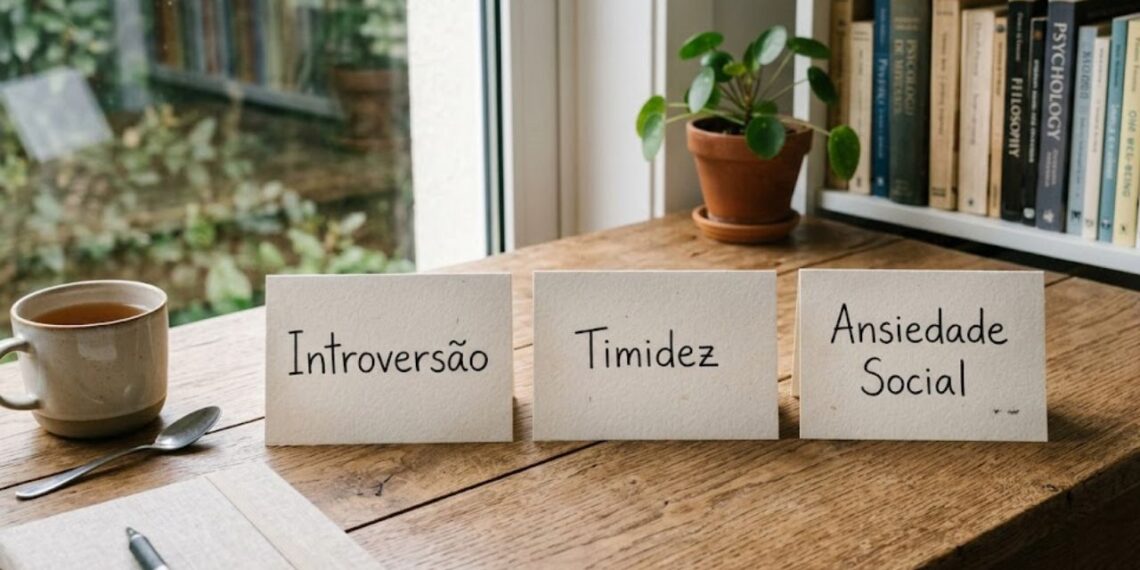 Psicologia explica a diferença entre introversão, timidez e ansiedade social e por que isso muda sua vida