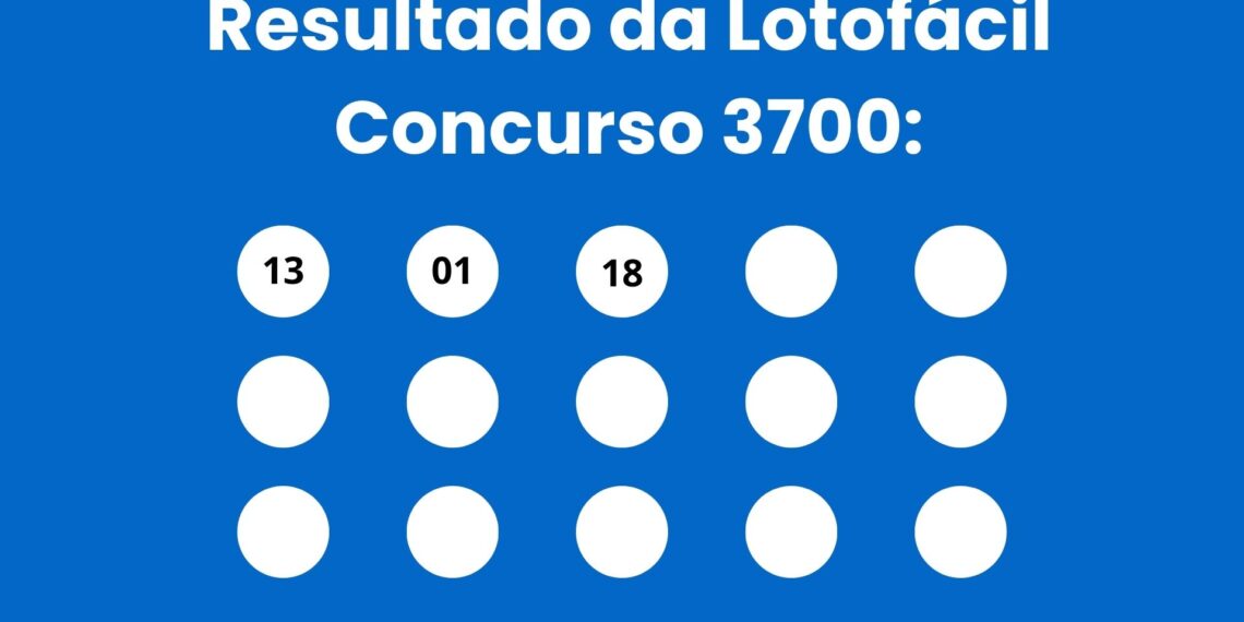 Resultado da Lotofácil: veja números e ganhadores do concurso 3700 (segunda, 01/06) e como resgatar