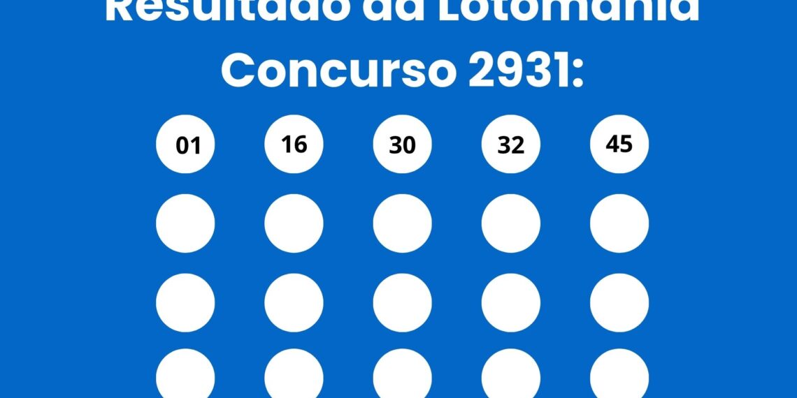 Resultado da Lotomania: veja números e ganhadores do concurso 2931 (segunda, 01/06) e como resgatar