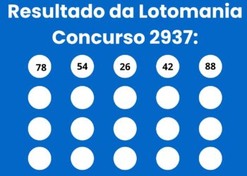 Resultado da Lotomania 2937 — dezenas sorteadas no concurso de segunda-feira, 15 de junho