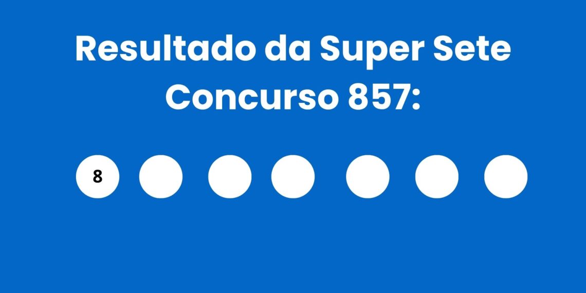 Super Sete 857: alguém ganhou os R$ 1,3 milhão? Veja o resultado de segunda (08/06)