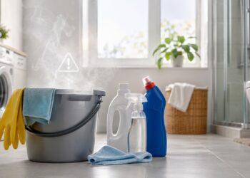 Os cinco erros químicos que transformam a faxina doméstica em risco respiratório