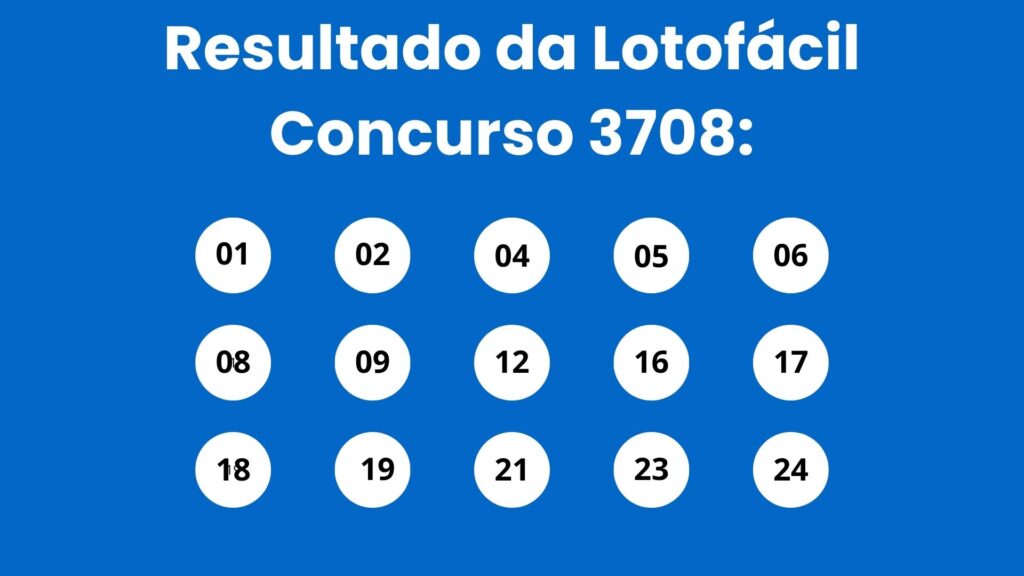Lotofácil 3708: dois apostadores dividem R$ 2 milhões veja o resultado de quinta (11/06)