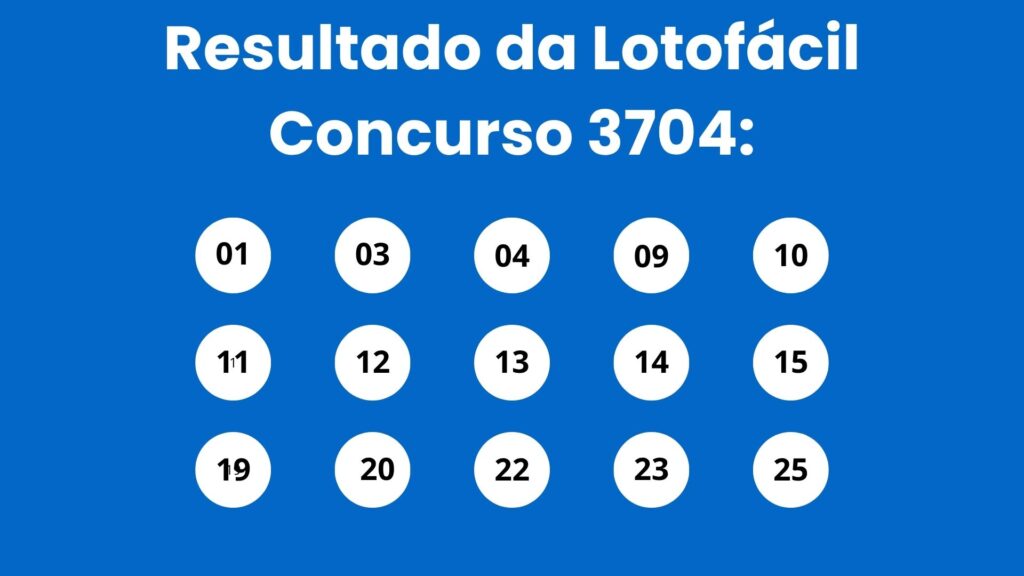 Lotofácil 3704: alguém ganhou os R$ 2 milhões? Veja o resultado do concurso de sábado (06/06)