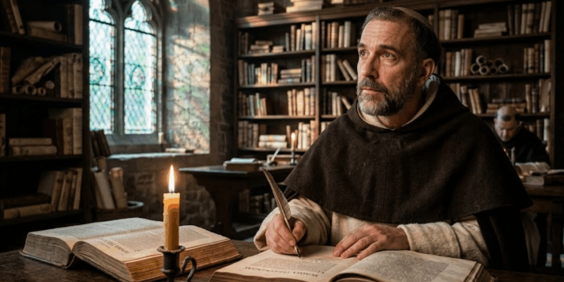 Tomás de Aquino: "Para aquele que tem fé, nenhuma explicação é necessária" o monge que uniu Aristóteles ao cristianismo e construiu o sistema filosófico mais influente da Idade Média sem que a maioria soubesse seu nome