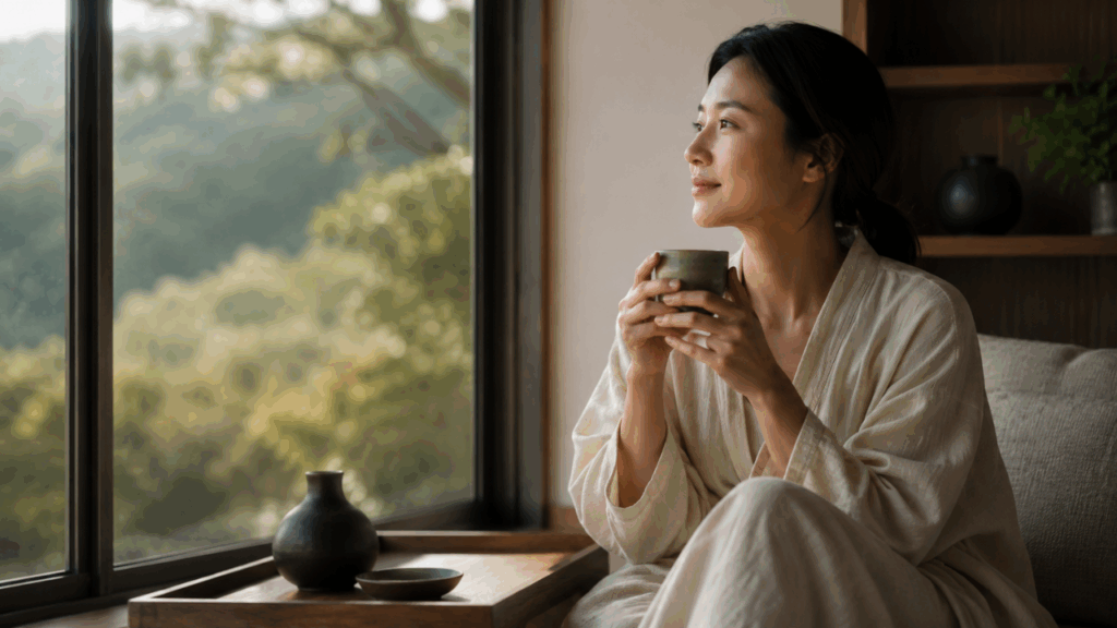 Provérbio da China para refletir: "Se quer ser feliz por um dia, coma bem; se quer ser feliz para sempre, viva com leveza”