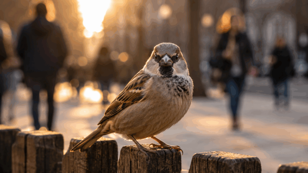 O pardal que reconhece rostos humanos individualmente e trata com hostilidade as pessoas que já o prejudicaram antes
