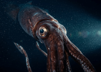 A lula-gigante que vive tão fundo no oceano que nunca foi filmada viva em habitat natural por quase toda a história da ciência e ainda guarda segredos que nenhum pesquisador conseguiu acessar