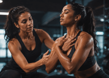 A respiração durante o agachamento que a maioria inverte sem saber e o motivo pelo qual esse erro aumenta a pressão intra-abdominal e sobrecarrega a coluna em cada repetição