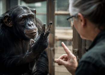 O chimpanzé que aprende língua de sinais, mente para conseguir o que quer e manipula humanos com uma habilidade que ainda constrange pesquisadores